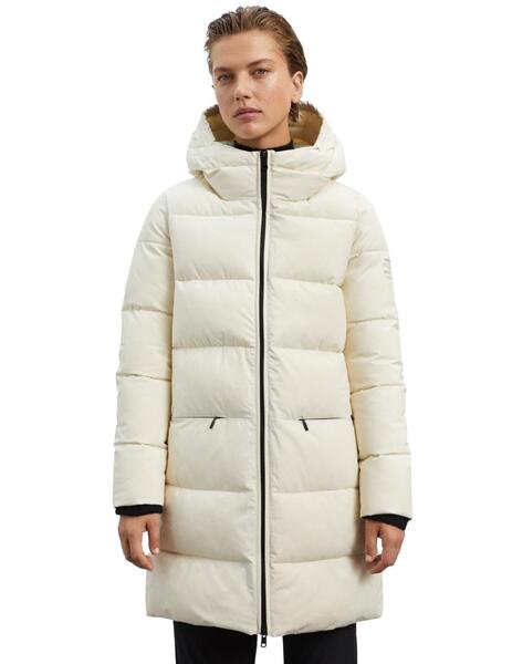 Parka Ecoalf blanca para mujer