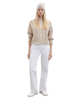 Ecoalf Mimosaalf Knit Woman Taupe Melange