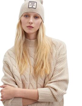 Ecoalf Mimosaalf Knit Woman Taupe Melange