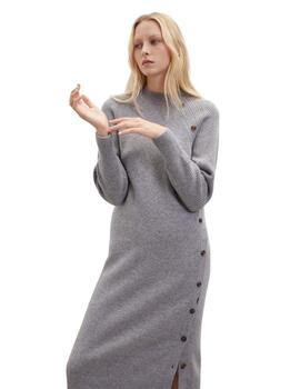 Ecoalf Tejoalf Dress Woman Grey Melange