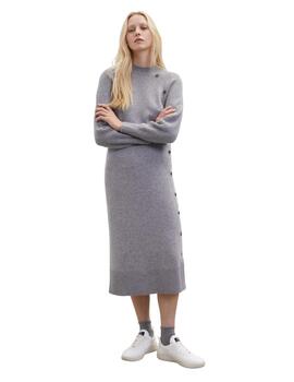 Ecoalf Tejoalf Dress Woman Grey Melange