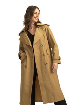 Alba Conde Gabardina Camel