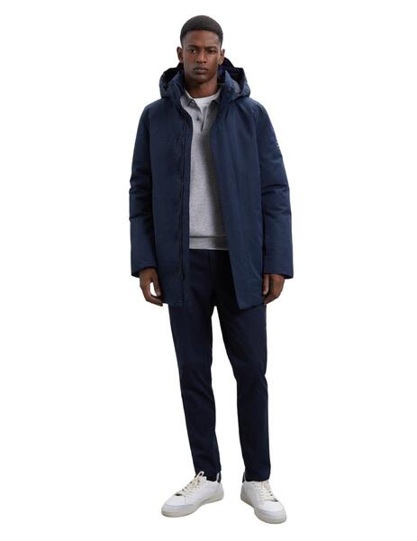 Parka Ecoalf azul marino para hombre