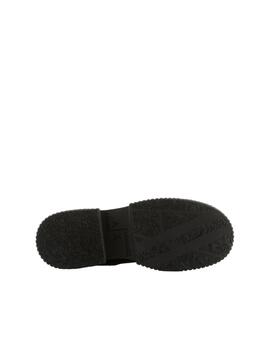 Armani Half Boot Calf Leath Black Black