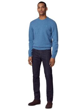 Hackett Pantalones Rinse Wash Denim Denim Blue