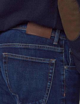 Hackett Pantalones Vintage Wash Denim Denim Blue