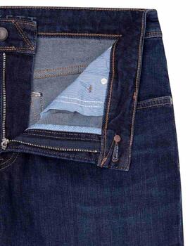 Hackett Pantalones Vintage Wash Denim Denim Blue