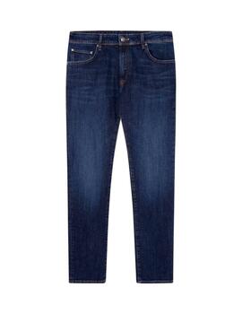 Hackett Pantalones Vintage Wash Denim Denim Blue