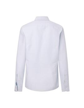Hackett Camisa Washed Oxford Sky Blue