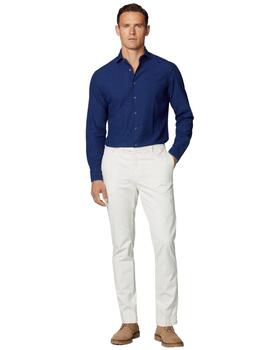 Hackett Camisa Mid Blue Denim Indigo Blue