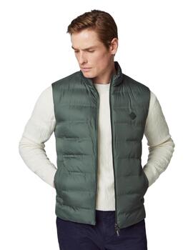 Hackett Cazadora Lw Gilet Dark Green