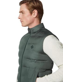 Hackett Cazadora Lw Gilet Dark Green