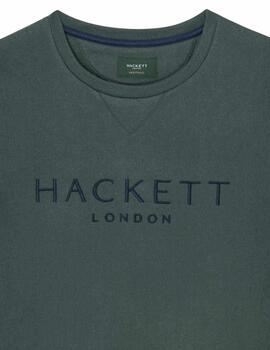Hackett Sudadera Heritage Crew Dark Green