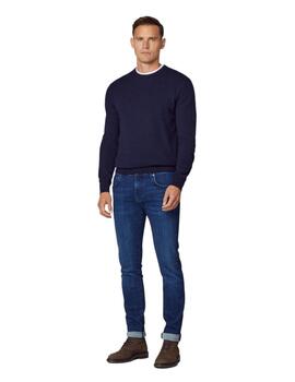Hackett Pantalones Blue Powerflex Denim Blue