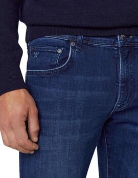 Hackett Pantalones Blue Powerflex Denim Blue