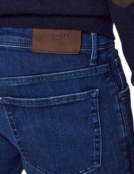 Hackett Pantalones Blue Powerflex Denim Blue