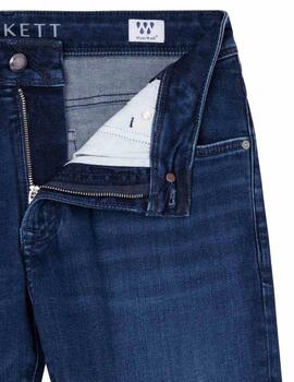 Hackett Pantalones Blue Powerflex Denim Blue