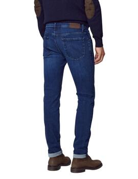 Hackett Pantalones Blue Powerflex Denim Blue