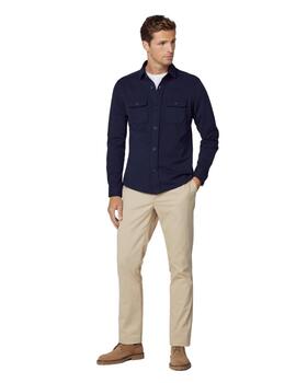 Hackett Camisa Jersey Overshirt Navy
