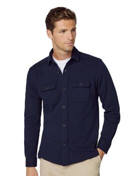 Hackett Camisa Jersey Overshirt Navy