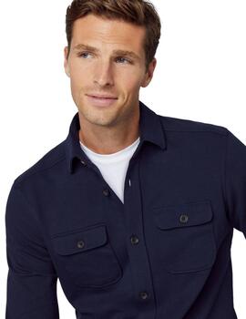 Hackett Camisa Jersey Overshirt Navy