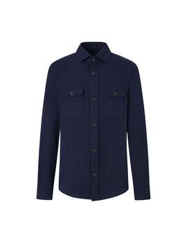 Hackett Camisa Jersey Overshirt Navy