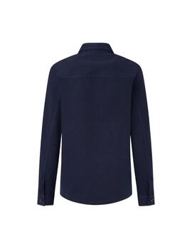 Hackett Camisa Jersey Overshirt Navy