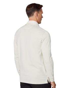 Hackett Polo Woven Trim Rubgy Birch