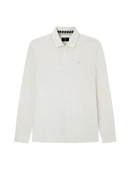 Hackett Polo Woven Trim Rubgy Birch
