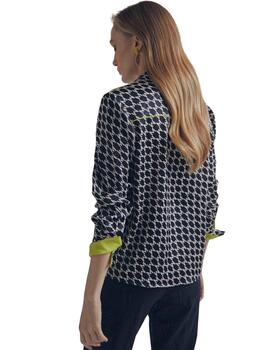 Lola Casademunt Camisa M Detalle Negro