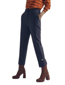 Lola Casademunt Pantalón Raya Gris