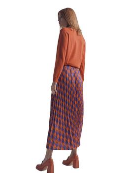 Lola Casademunt Falda Plisada M Multi