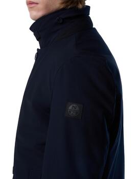 North Sails Tech Trench Jacket  Navy Blue