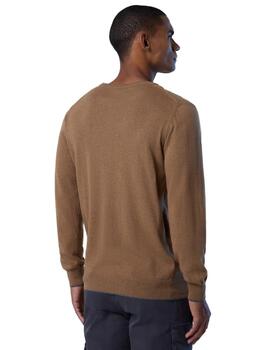 North Sails Crewneck 12Gg Knitwear  Camel