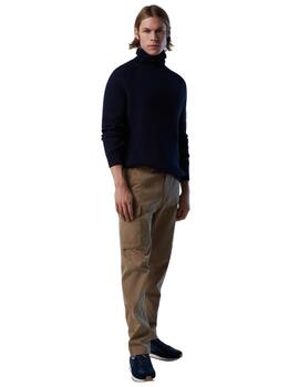 North Sails Turtle Neck 5 Gg Knitwear  Navy Blue