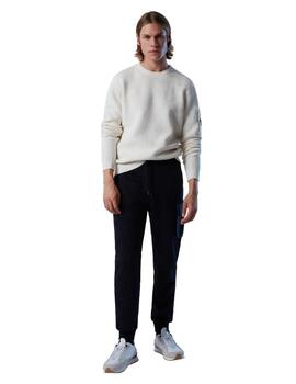 North Sails Crewneck 7Gg Knitwear  Marshmallow
