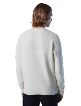 North Sails Crewneck 7Gg Knitwear  Marshmallow