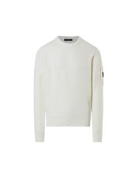 North Sails Crewneck 7Gg Knitwear  Marshmallow