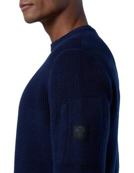North Sails Crewneck 7Gg Knitwear  Navy Blue