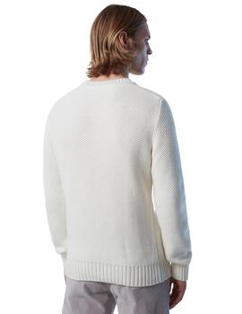 North Sails Crewneck 5Gg Knitwear  Marshmallow