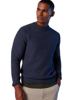 North Sails Crewneck 5Gg Knitwear  Denim Blue Mela