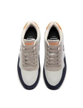 Ecoalf Cervinoalf Sneakers Man Light Grey/Orange
