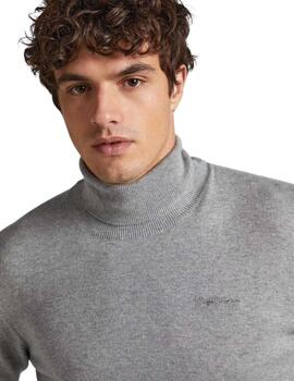 Pepe Jeans Punto Andre Turtle Neck Marl Grey