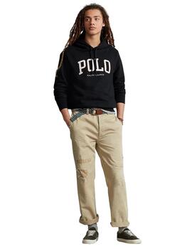 Ralph Lauren Sudadera Rl Fleece-Lsl-Sws Polo Black
