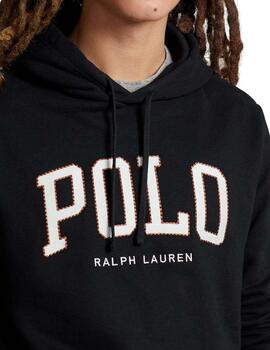 Ralph Lauren Sudadera Rl Fleece-Lsl-Sws Polo Black
