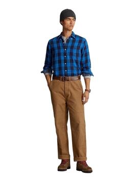 Ralph Lauren Camisa 32/1 Yd Double Face-Cubdpppks