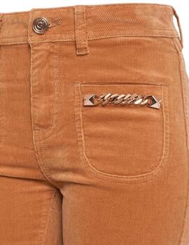 Gaudi Pantalone Lungo Color  Tan