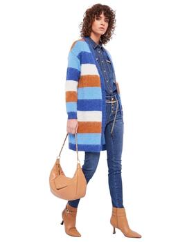 Gaudi Cardigan Lungo Scollo A V M/L Color  2101-23