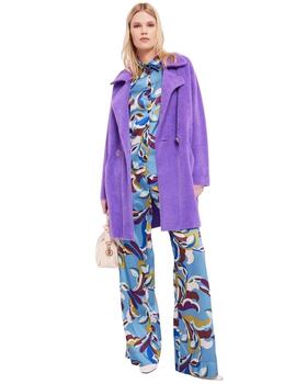 Gaudi Cappotto In Maglia M-L Color  Deep Lavender