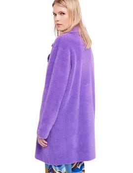 Gaudi Cappotto In Maglia M-L Color  Deep Lavender